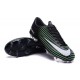 Scarpe Calcio Nuove Nike Mercurial Vapor XI FG ACC Nero Bianco Blu