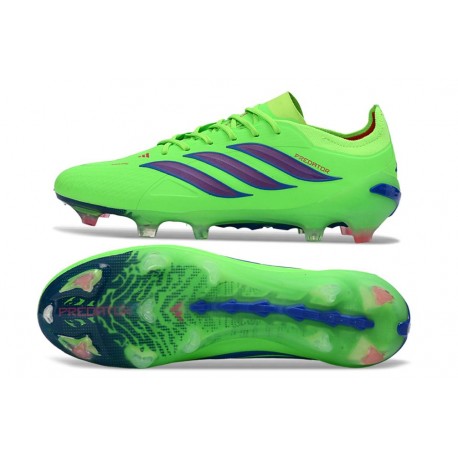 Scarpe da Calcio adidas Predator L Elite FG Verde Blu