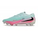 Scarpe da Calcio Nike Phantom 6 Elite Low FG Pistachio Frost Rosa Nero