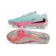 Scarpe da Calcio Nike Phantom 6 Elite Low FG Pistachio Frost Rosa Nero