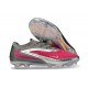 Scarpe da Calcio Nike Phantom 6 Elite Low FG Rosa / Argento / Grigio