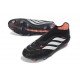 Scarpe adidas Predator Laceless Elite FG Nero Bianco