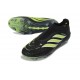 Scarpe adidas Predator Laceless Elite FG Nero Verde Lime