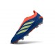 Scarpe adidas Predator Laceless Elite FG Blu Arancione Verde Lime