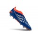 Scarpe adidas Predator Laceless Elite FG Blu Arancione Verde Lime
