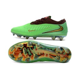 Scarpe da Calcio Nike Phantom 6 Elite Low FG Verde Oro