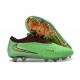 Scarpe da Calcio Nike Phantom 6 Elite Low FG Verde Oro