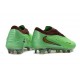 Scarpe da Calcio Nike Phantom 6 Elite Low FG Verde Oro