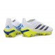 Scarpe adidas Predator Laceless Elite FG Bianco Blu Giallo