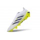 Scarpe adidas Predator Laceless Elite FG Bianco Blu Giallo