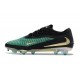 Scarpe da Calcio Nike Phantom 6 Elite Low FG Verde Nero Oro