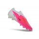 Scarpe da Calcio Nike Phantom 6 Elite Low FG Rosa Bianco Nero