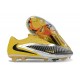 Scarpe da Calcio Nike Phantom 6 Elite Low FG Nero Giallo Argento