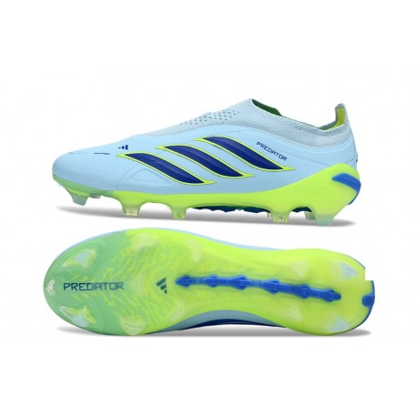 Scarpe adidas Predator Laceless Elite FG Blu
