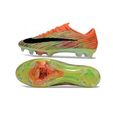Nike Air Zoom Mercurial Vapor XVII Elite FG Arancio Verde Nero