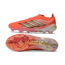 adidas Scarpa da Calcio Predator 26 LL Elite FG Solar Turbo Thermal Chrome Nero Core
