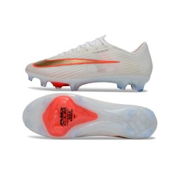 Nike Air Zoom Mercurial Vapor XVII Elite FG Bianco Arancione Oro