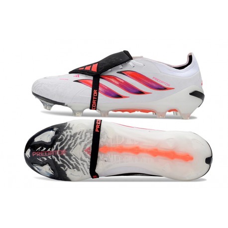 Scarpe da Calcio adidas Predator 26 Elite FT FG Bianco Rosso Nero