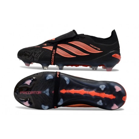 adidas Predator Elite Foldover Tongue FG Nero Arancione