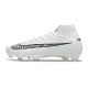 Nike Zoom Mercurial Superfly 10 Elite FG Bianco Nero