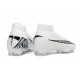Nike Zoom Mercurial Superfly 10 Elite FG Bianco Nero