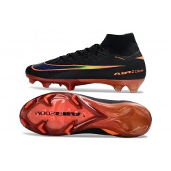 Nike Zoom Mercurial Superfly 10 Elite FG Nero Arancio