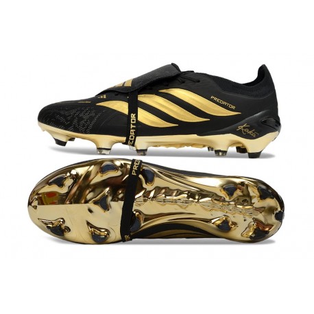 adidas Predator Elite Foldover Tongue FG Nero Oro
