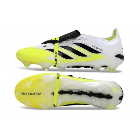 adidas Predator Elite Foldover Tongue FG Bianco Giallo Nero