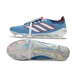 adidas Predator Elite Foldover Tongue FG Ray Blu Bianco Rosso