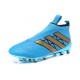 Scarpe da Calcio Nuovo 2016 adidas Ace16+ Purecontrol FG/AG Blu Oro