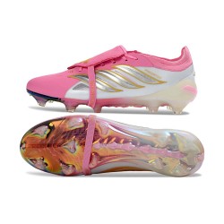 adidas Predator Elite Foldover Tongue FG Rosa Bianco