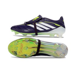 adidas Predator Elite Foldover Tongue FG Nero Bianco Verde