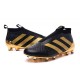 Paul Pogba Scarpe da Calcio Nuovo 2016 adidas Ace16+ Purecontrol FG/AG Nero Oro