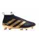 Paul Pogba Scarpe da Calcio Nuovo 2016 adidas Ace16+ Purecontrol FG/AG Nero Oro