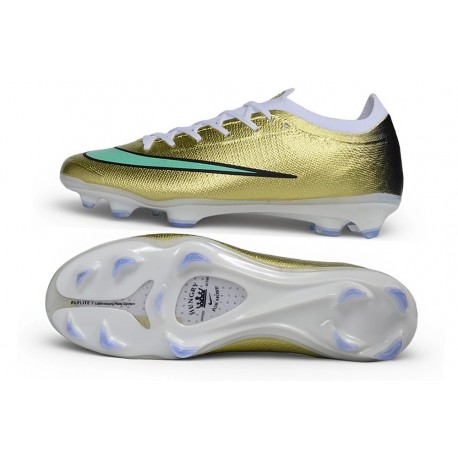 Nike Air Zoom Mercurial Vapor 17 Elite FG Oro Verde