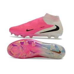 Scarpe Nike Phantom 6 Elite High Cut FG Rosa Bianco