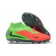 Scarpe Nike Phantom 6 Elite High Cut FG Hot Punch Nero Verde Strike