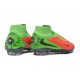 Scarpe Nike Phantom 6 Elite High Cut FG Hot Punch Nero Verde Strike