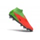 Scarpe Nike Phantom 6 Elite High Cut FG Hot Punch Nero Verde Strike