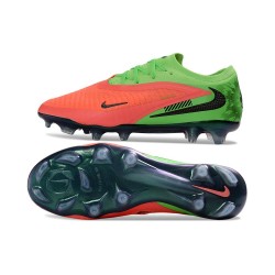 Scarpe da Calcio Nike Phantom 6 Elite Low FG Hot Punch Nero Verde Strike