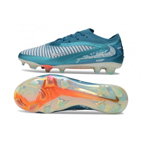 Scarpe da Calcio Nike Phantom 6 Elite Low FG Bleu Baltique Bleu Glacier