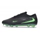 Scarpe da Calcio Nike Phantom 6 Elite Low FG Nero Illusion Verde