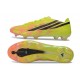 Scarpe da calcio Adidas F50 Hyperfast Evo FG Team Giallo Solare 2 Nero Core Solar Turbo