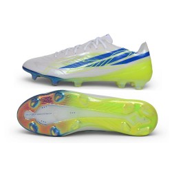 Scarpe da calcio Adidas F50 Hyperfast Evo FG Bianco Blu