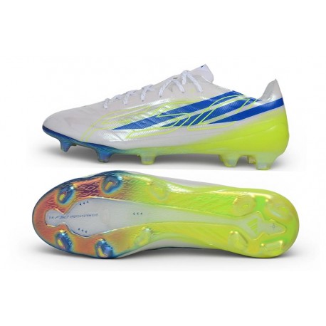 Scarpe da calcio Adidas F50 Hyperfast Evo FG Bianco Blu