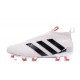 Scarpe da Calcio Nuovo 2016 adidas Ace16+ Purecontrol FG/AG Bianco Nero