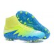 Nike 2016 Scarpe da Calcio Hypervenom Phantom II FG Blu Verde Bianco