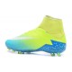 Nike 2016 Scarpe da Calcio Hypervenom Phantom II FG Blu Verde Bianco