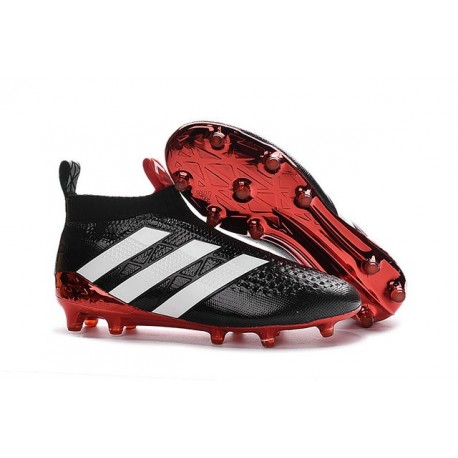 Scarpini da Calcetto Champions League 2016 adidas Ace16+ Purecontrol FG/AG Nero Rosa Bianco