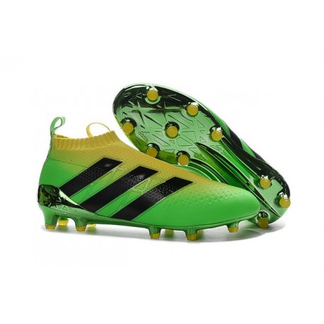 Scarpini da Calcetto Champions League 2016 adidas Ace16+ Purecontrol FG Verde Nero